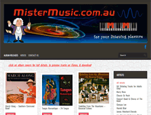 Tablet Screenshot of mistermusic.com.au